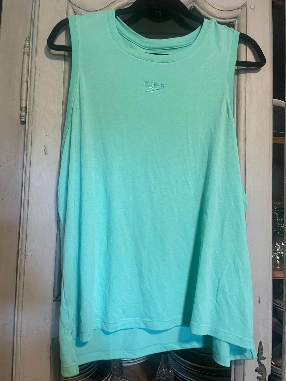 Never Worn-Reebok Women's Tank Top in Mint Green